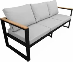 Loungeset 5 Plaatsen Van Aluminium En Eucalyptus – NAZCA – Antraciet Structuur, Lichtgrijs Kussens 15 Loungeset 5 Plaatsen Van Aluminium En Eucalyptus – NAZCA – Antraciet Structuur, Lichtgrijs Kussens -Buitentuin Winkel 1200x1035 1