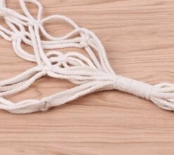 Merkloos Plantenhanger Macramé - Luxe Gevlochten Touw Katoen - 2 Stuks - Plantenpot Ophangen -Buitentuin Winkel 1200x1069 3