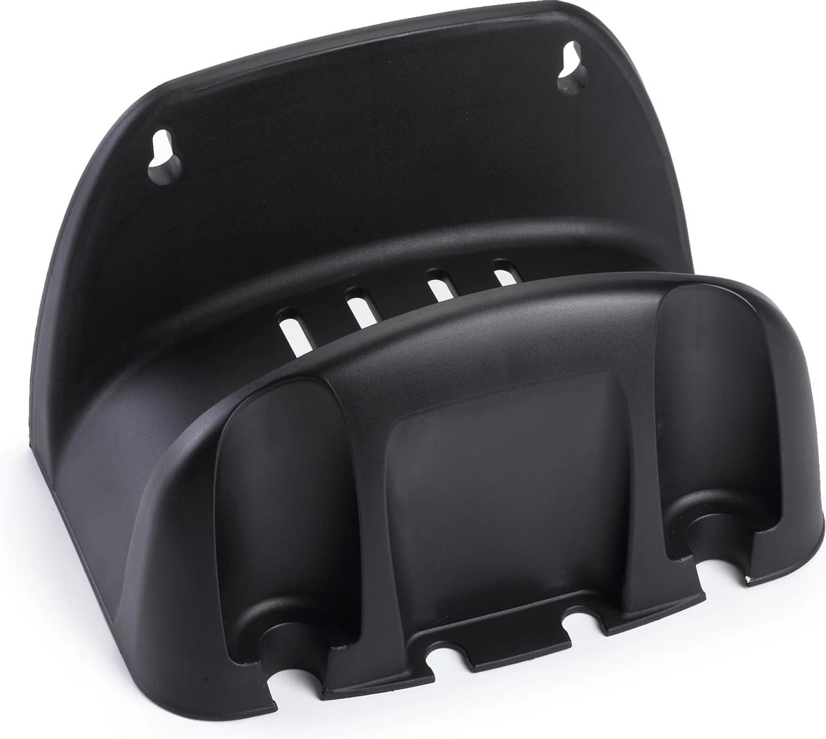 Zwarte Kunststof Tuinslanghouder - Universeel - 16 X 25 X 15 Cm - Tuin Artikelen - Tuinslang Ophangen - Houder 3 Zwarte Kunststof Tuinslanghouder - Universeel - 16 X 25 X 15 Cm - Tuin Artikelen - Tuinslang Ophangen - Houder