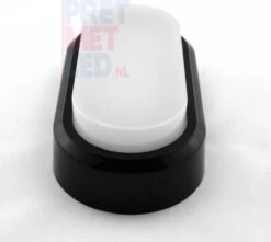 V-Tac Zwarte Ovale LED Plafondlamp Klein -Buitentuin Winkel 1200x1075 6