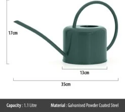 CKB LTD - Gieters - Gieter - Retro - Gietertje - Kleine Gieter Voor Binnen En Buiten - 1 Liter - Groen Plantengieter Tuingieter Bloemengieter Mini Klein Metaal Binnenplantjes Gietertjes Tuingieters Vintage Kamerplanten Buitengieter Binnenshuis -Buitentuin Winkel 1200x1079 4