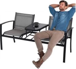 Pro Garden ProGarden Tuinbankje Met Tafel Tweepersoons -Buitentuin Winkel 1200x1081 1