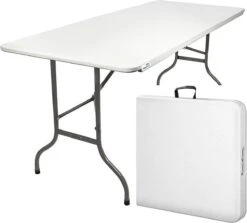 MaxxGarden Klaptafel - Inklapbare Tafel - Opvouwbare Tuintafel - Weerbestendig - Inclusief Handvat - 180x70x74 -Buitentuin Winkel 1200x1085 1
