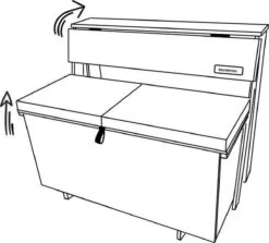 Balkonset 3in1: Bank | Tafel | Opbergruimte. Hout, Medium 95cm. -Buitentuin Winkel 1200x1085 2