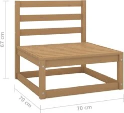 VidaXL 5-delige Loungeset Met Kussens Massief Grenenhout -Buitentuin Winkel 1200x1093 1