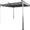 Bestgarden Pergola Met Schaduwdoek Grijs - - 290x290x230 Cm -Buitentuin Winkel 1200x1110