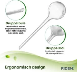 Waterdruppelaar Voor Planten - Irrigatiesysteem- Waterbol - Druppelsysteem - Watergeefsysteem Voor Kamerplanten - Plantenwatergever -6 Stuks - Transparant -Buitentuin Winkel 1200x1116 5