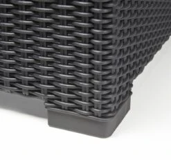 Allibert California Chaise Longue Loungeset - 3 A 4 Personen - Grafiet -Buitentuin Winkel 1200x1120