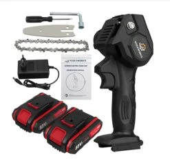 Violeworks® Accu Kettingzaag - Snoeizaag - Mini Kettingzaag - Handkettingzaag - Ook Voor Makita - Elektrische Kettingzaag - Elektrische Snoeischaar - Op Batterij - 2900 MAh - 1080W - 88V -Buitentuin Winkel 1200x1128 7