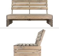 Pro Garden Palletbank - 120 Cm - 2-zits -Buitentuin Winkel 1200x1130