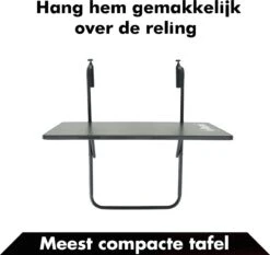 Balkontafel Inklapbaar – Zwart – 60 X 60 X 70 Cm – Hout Balkontafeltje Hangend Balkonbar Balkontafels Opklapbaar Hangtafel Balcony Table – Ophangbaar Voor Aan Het Balkon – Vouwtafel Wandtafel Inklapbare Tafel – Bijzettafel – Buiten Tafeltje Klaptafel -Buitentuin Winkel 1200x1133 3