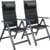 Casaria Tuinstoel Aluminium - 2 Stuks Inklapbaar - Antraciet -Buitentuin Winkel 1200x1138 1