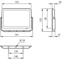 Philips - Decoflood - Floodlight - Zwart - 1x20W -Buitentuin Winkel 1200x1139 9