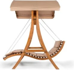 Bermuda Hollywoodschommel Tuinschommelbank 130 Cm 2-zits Zonneluifel -Buitentuin Winkel 1200x1145 1