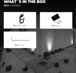 Ledvion IP65 - LED Prikspot - GU10 Fitting - 2 Meter Kabel Met Stekker - Zwart 19 Ledvion IP65 - LED Prikspot - GU10 Fitting - 2 Meter Kabel Met Stekker - Zwart -Buitentuin Winkel 1200x1150 10