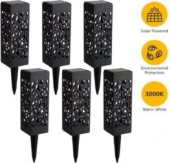 Tuinlamp Solar 6 Stuks Balkon Tuin Terras Sierverlichting Tuinverlichting Grond Verlichting Zonne-energie Led Sfeer Verlichting -Buitentuin Winkel 1200x1152 16