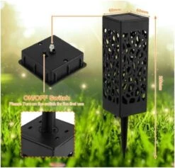 Tuinlamp Solar 6 Stuks Balkon Tuin Terras Sierverlichting Tuinverlichting Grond Verlichting Zonne-energie Led Sfeer Verlichting -Buitentuin Winkel 1200x1153 5