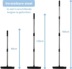 De Blaffende Kat 2 In 1 Rubberen Bezem – Bezem Binnen & Buiten – Vloerwisser Met Steel - Vloertrekker – Veger - Extra Lang 160cm -Buitentuin Winkel 1200x1156 11