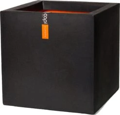 Capi Europe - Bloempot Vierkant Smooth NL - 40x40x40 - Zwart - Voor Binnen En Buiten - KBL903 -Buitentuin Winkel 1200x1157 12