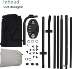 Vita5 Hangmat Met Standaard – 2 Persoons – Incl. Bekerhouder – 205kg Draaggewicht – Grijs 19 Vita5 Hangmat Met Standaard – 2 Persoons – Incl. Bekerhouder – 205kg Draaggewicht – Grijs -Buitentuin Winkel 1200x1157 6