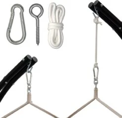 Metalen Ophangset Tot 160kg - Massieve Bevestiging Set Voor Hangstoel Hangmat - Plafond Wand Montage 11 Metalen Ophangset Tot 160kg - Massieve Bevestiging Set Voor Hangstoel Hangmat - Plafond Wand Montage -Buitentuin Winkel 1200x1159
