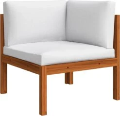 Decoways - 5-delige Loungeset Met Kussens Massief Acaciahout Crèmekleurig -Buitentuin Winkel 1200x1162 6