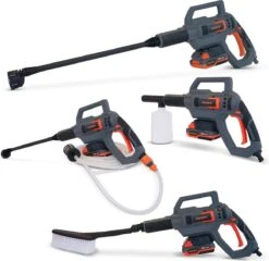 FUXTEC Hogedrukreiniger Accu 20V - Set Met Batterij (2Ah) En Lader (1A) & Accessoires -Buitentuin Winkel 1200x1165 8