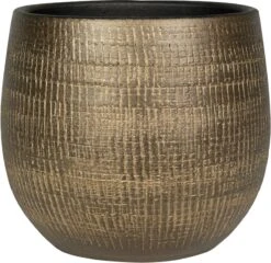 Plantenpot/bloempot In Een Strakke Modern Design Look Metal Goud Dia 22 Cm En Hoogte 20 Cm -Buitentuin Winkel 1200x1167 6