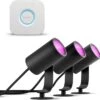 Philips Hue Lily Tuinspot Starterspakket Met Hue Bridge - Prikspot White And Color Ambiance - Prikspots Voor Buiten - Tuinverlichting - 3 Spots - Zwart -Buitentuin Winkel 1200x1173 11