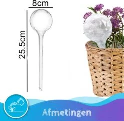 Summer Spark Waterdruppelaar Voor Planten 6 Stuks Transparant – 27 CM X 8 CM – 250 ML – Automatisch Watergeefsysteem Voor Kamerplanten – Planten Watergever Met Druppelsysteem – Waterbol -Buitentuin Winkel 1200x1175 6