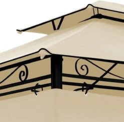 El Jardin - Partytent - 4x3 - Waterdicht Dak - Wanden - Beige Paviljoen 11 El Jardin - Partytent - 4x3 - Waterdicht Dak - Wanden - Beige Paviljoen -Buitentuin Winkel 1200x1176 2