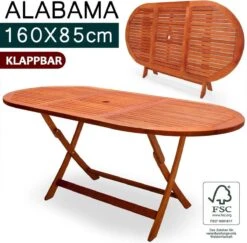 Merkloos Tuintafel Acaciahout - 160x85x75cm - FSC-gecertificeerd -Buitentuin Winkel 1200x1180 2