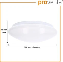 Proventa Plafondlamp Met Bewegingssensor LED - Binnen & Buiten - Koel Wit - 33 Cm -Buitentuin Winkel 1200x1182 5