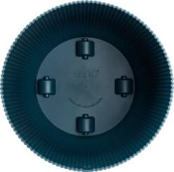 Elho Vibes Fold Rond Wielen 35 - Bloempot Voor Binnen - Ø 34.9 X H 32.4 Cm - Diepblauw -Buitentuin Winkel 1200x1184 17