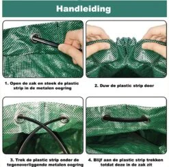 Tuin Afvalzakken - 2 Stuks - Opvouwbare Afvalzak - Tuin Afvalzak - Bladzakken - Waterstotend Tuinafvalzak - 270L -Buitentuin Winkel 1200x1186 2