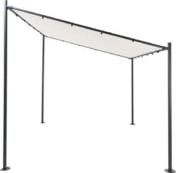 SORARA® Milano Overkapping / Paviljoen - Zand - 285 X 400 Cm. -Buitentuin Winkel 1200x1186