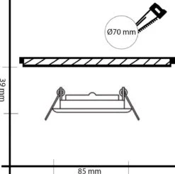HOFTRONIC™ LED Inbouwspots 3 Spots - Zwart - Rond - IP65 - GU10 - Dimbaar - Spot Bari - 5 Watt 2700K Warm Wit -Buitentuin Winkel 1200x1189 15