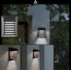 Arisenn® Crystal Solar Buitenlamp - IP65 Waterdicht - Prachtige Solar Technologie Monokristal Zonnepaneel Wandlamp - 3000K Warm Wit (sfeervol) - Tuinverlichting Op Zonne-energie | Schutting Wand Licht -Buitentuin Winkel 1200x1190 14