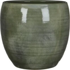 Mica Decorations Lester Bloempot - H31 X Ø33 Cm - Terracotta - Groen -Buitentuin Winkel 1200x1192 15