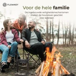 Flowkey® Houtklover XL - Houtsplijter Bijl - Houtkliever Kloofwig Gietijzer - Voor Hout & Aanmaakhout - Inclusief Gratis Hamer -Buitentuin Winkel 1200x1193 6