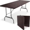 LifeGoods Klaptafel - Inklapbaar - 180 Cm - 6 Tot 8 Personen - Bruin -Buitentuin Winkel 1200x1195 1