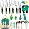 Tuinierset 51 Delig Met Gereedschapsmand - Inclusief Tuinschaar, Handschep, Handhark, Plantenspuit, Haakvormige Voegenkrabber, Bloemenschepje, Bloemenschaar, Grasschaar En Heggenschaar -Buitentuin Winkel 1200x1198 38