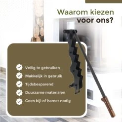 Flowkey® Houtklover XL - Houtsplijter Bijl - Houtkliever Kloofwig Gietijzer - Voor Hout & Aanmaakhout - Inclusief Gratis Bevestigingsset -Buitentuin Winkel 1200x1199 26