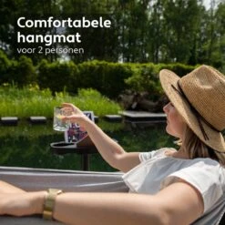 Vita5 Hangmat Met Standaard – 2 Persoons – Incl. Bekerhouder – 205kg Draaggewicht – Grijs 14 Vita5 Hangmat Met Standaard – 2 Persoons – Incl. Bekerhouder – 205kg Draaggewicht – Grijs -Buitentuin Winkel 1200x1200 1008
