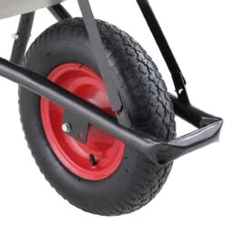 Gardebruk Kruiwagen 100L - Luchtband - 250kg Draagkracht Zilver -Buitentuin Winkel 1200x1200 1051