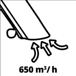 Einhell Elektrische Bladblazer GC-EL 3024 E (blazen, Zuigen & Versnipperen, Zuigbuis Ø75 Mm, Zuigkracht 650 M³/h, Hakselfunctie 10:1, Blaassnelheid 240 Km/h, Opvangzak 40 L) -Buitentuin Winkel 1200x1200 1057