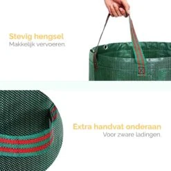 Goliving Tuinafvalzak - Set Van 2- Tuinafvalzakken Opvouwbaar - Tuinzak - Tuinafvalemmer - 2x 280 Liter - Groen 17 Goliving Tuinafvalzak - Set Van 2- Tuinafvalzakken Opvouwbaar - Tuinzak - Tuinafvalemmer - 2x 280 Liter - Groen -Buitentuin Winkel 1200x1200 1124