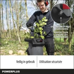 Powerplus POWEG5011 Elektrische Hakselaar Versnipperaar - 2400W - Max. Ø40mm - Incl. Duwstok, Wielen En 50L Opvangzak - Heggen, Bomen En Haag - Tuinonderhoud -Buitentuin Winkel 1200x1200 1138
