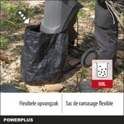 Powerplus POWEG5011 Elektrische Hakselaar Versnipperaar - 2400W - Max. Ø40mm - Incl. Duwstok, Wielen En 50L Opvangzak - Heggen, Bomen En Haag - Tuinonderhoud -Buitentuin Winkel 1200x1200 1140