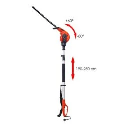 Kibani Elektrische Heggenschaar XXL – 450W – 49 Cm Zwaardlengte – Telescopisch Van 190 Tot 250 Cm -Buitentuin Winkel 1200x1200 1182